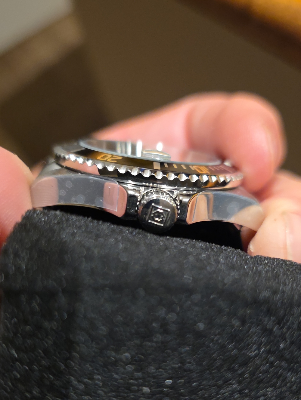 40 mm Invicta Pro Diver Black and Silver Stainless Steel Dive Watch - Picture 6 of 9